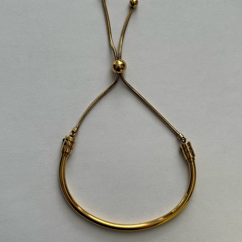 Pandora Moments Gold Sliding Bangle